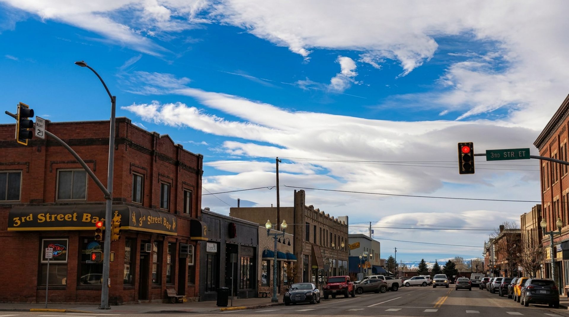 Right in the middle of Laramie